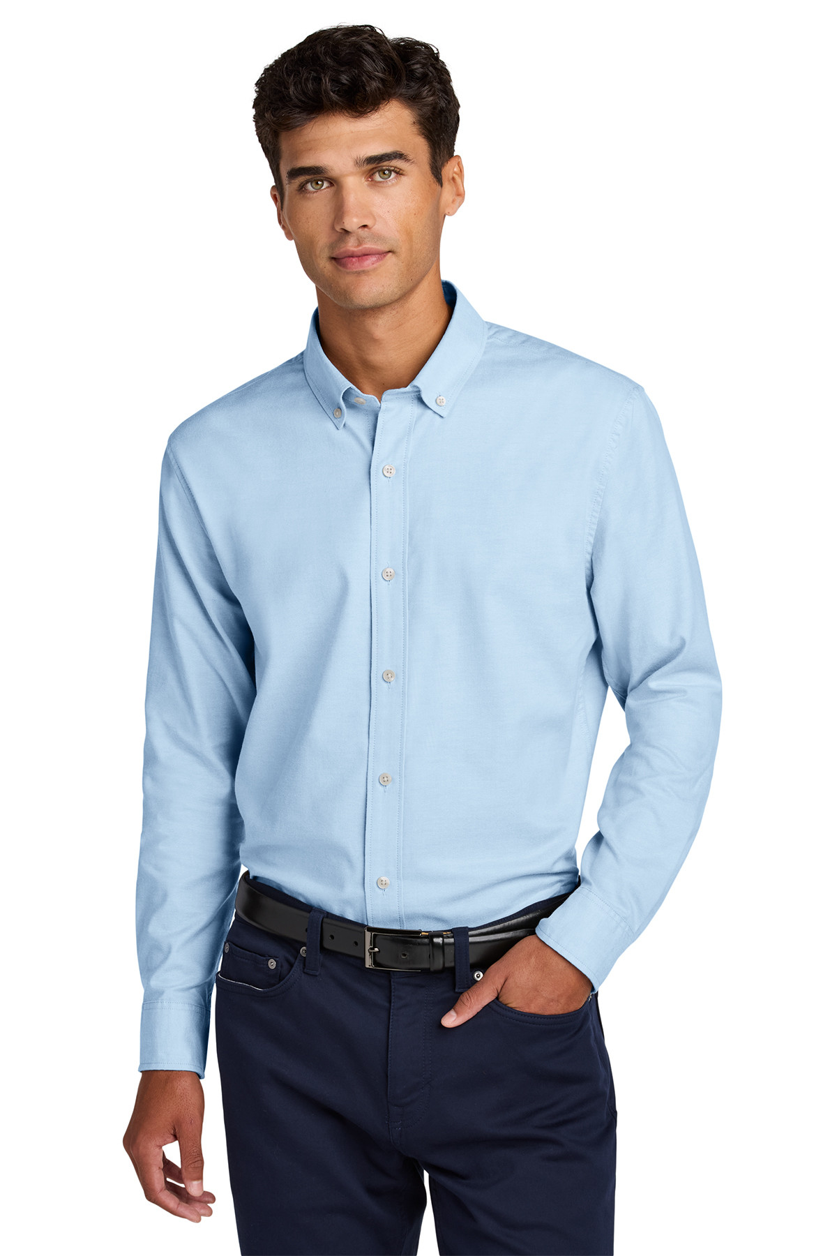 Mercer+Mettle® Long Sleeve Modern Oxford Shirt Product Image