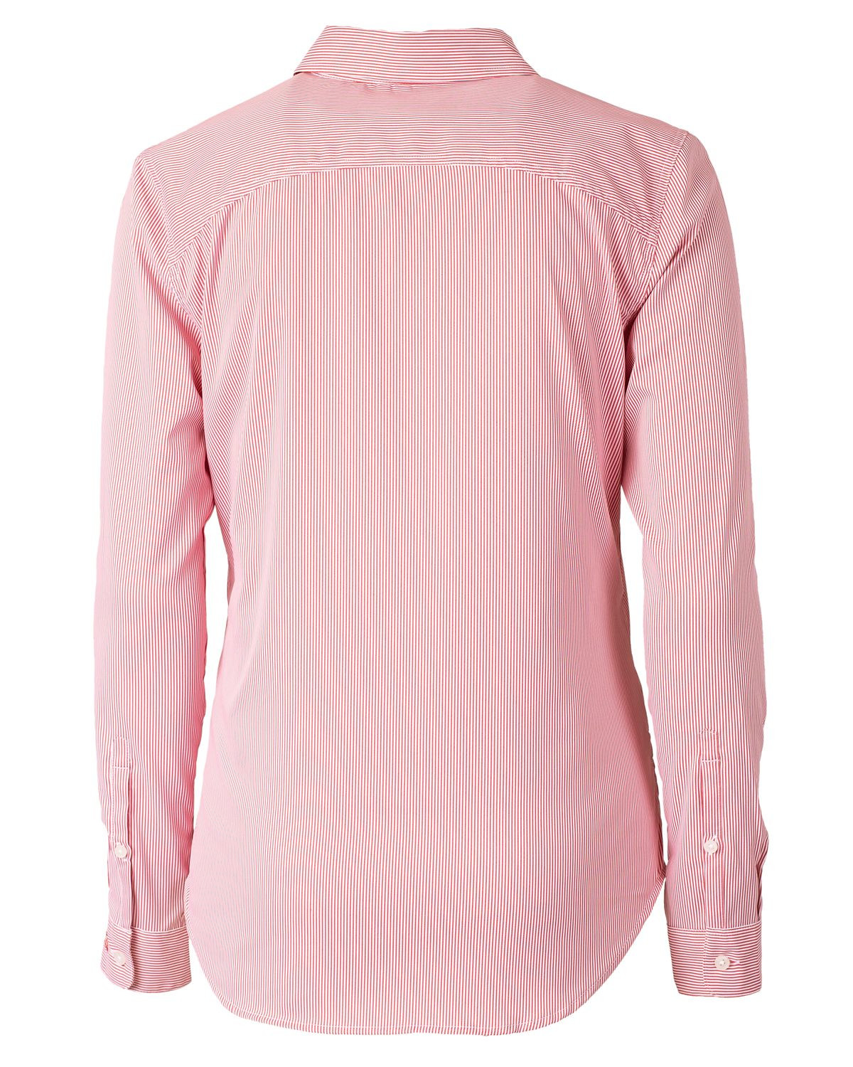 Cutter & Buck® Women's Versatech Pinstripe Stretch Long Sleeve Dress Shirt Product Image