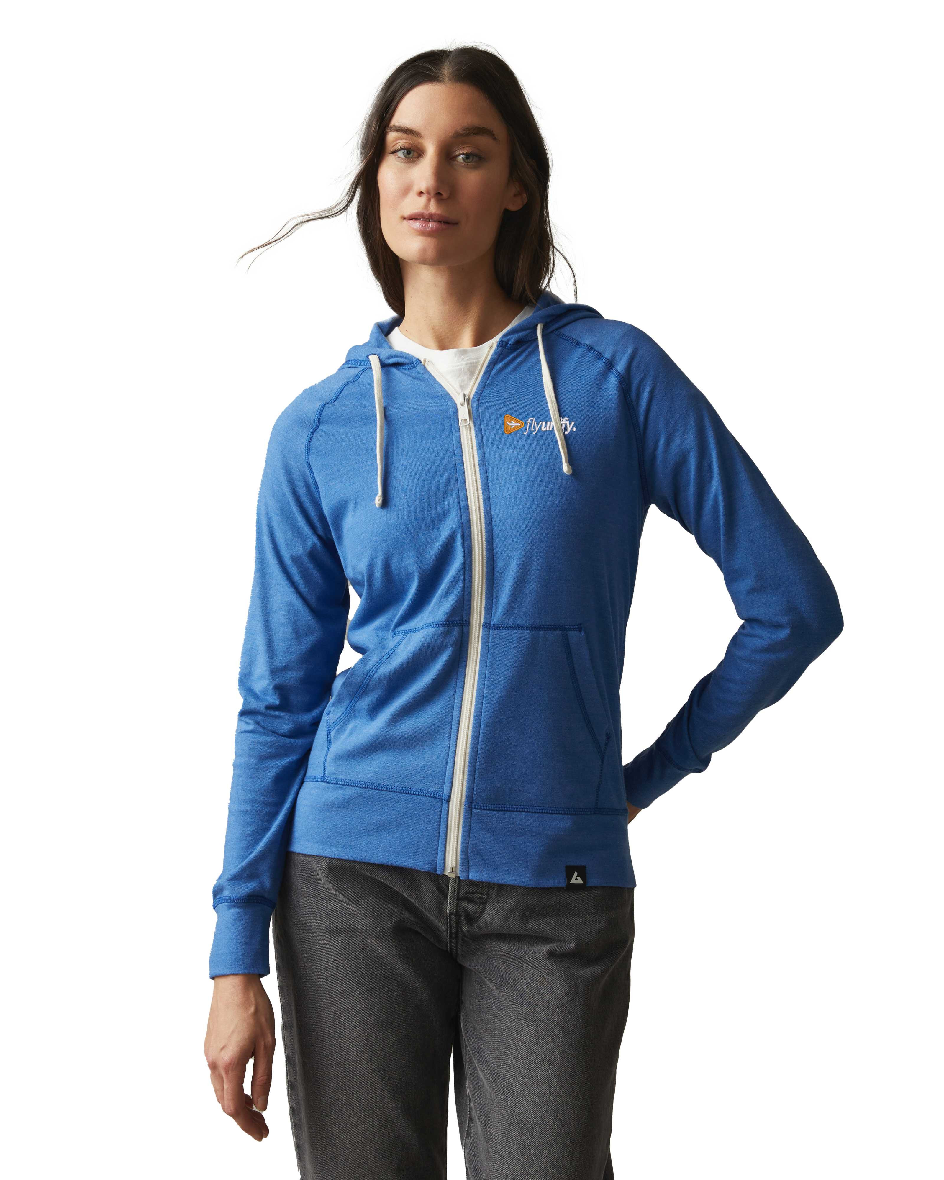 American Giant Women's Lightweight Full Zip Hoodie Product Image