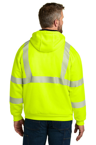 Carhartt® ANSI 107 Class 3 Lined Full-Zip Sweatshirt Product Image
