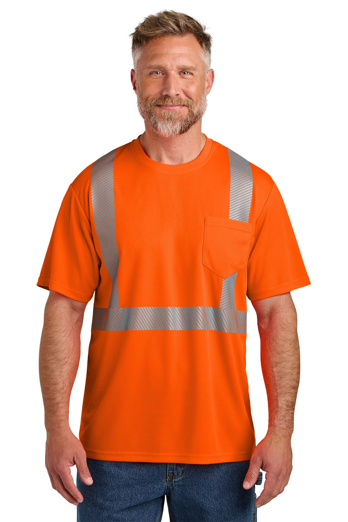 CornerStone ANSI 107 Class 2 Segmented Tape Tee Product Image