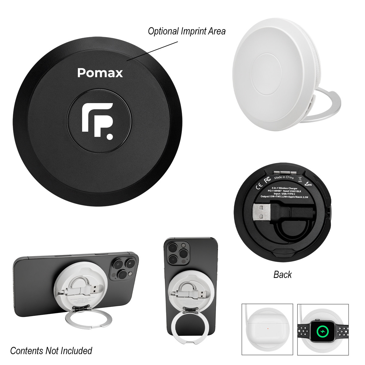 Wireless Multi-Charger with Kickstand Product Image