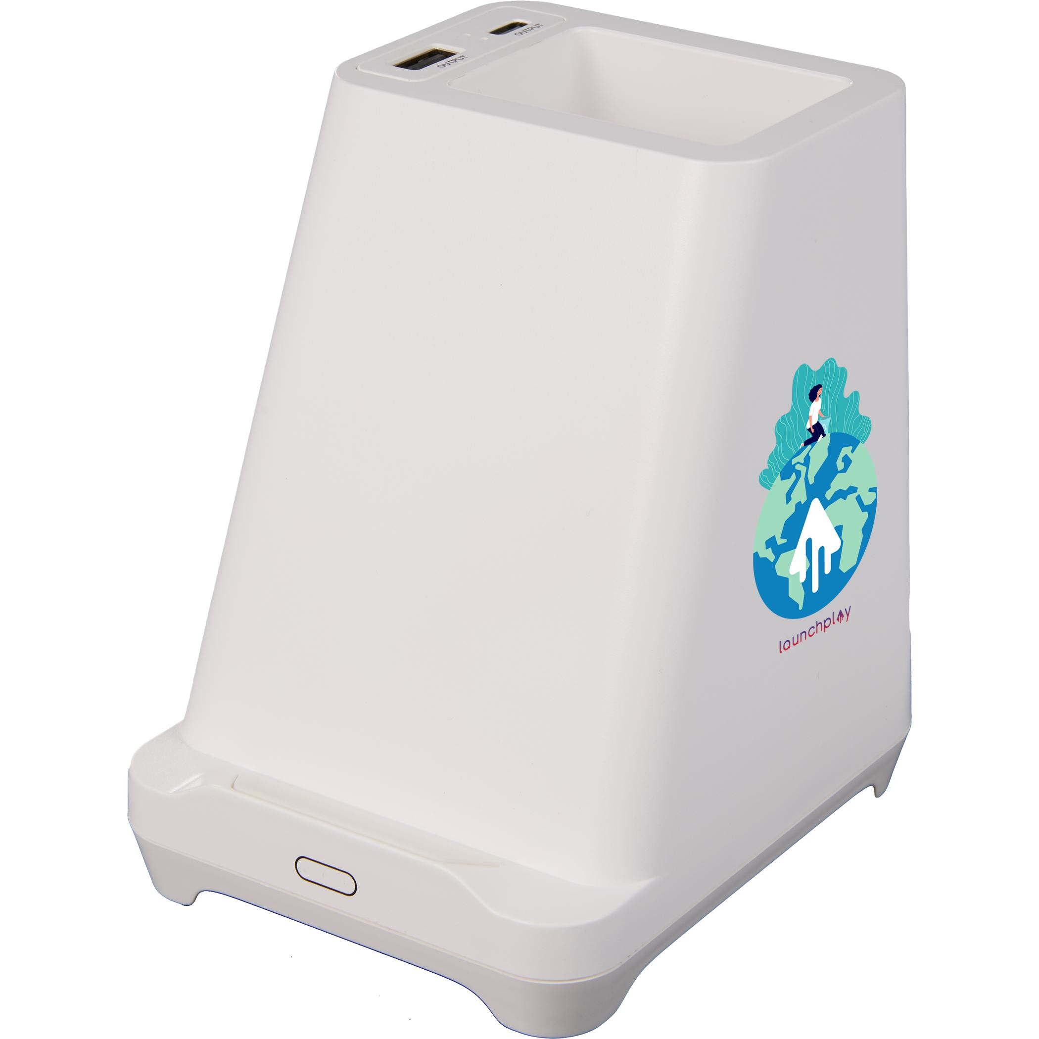 Desk Mate Organizer with Bluetooth Speaker and Charging Hub Product Image