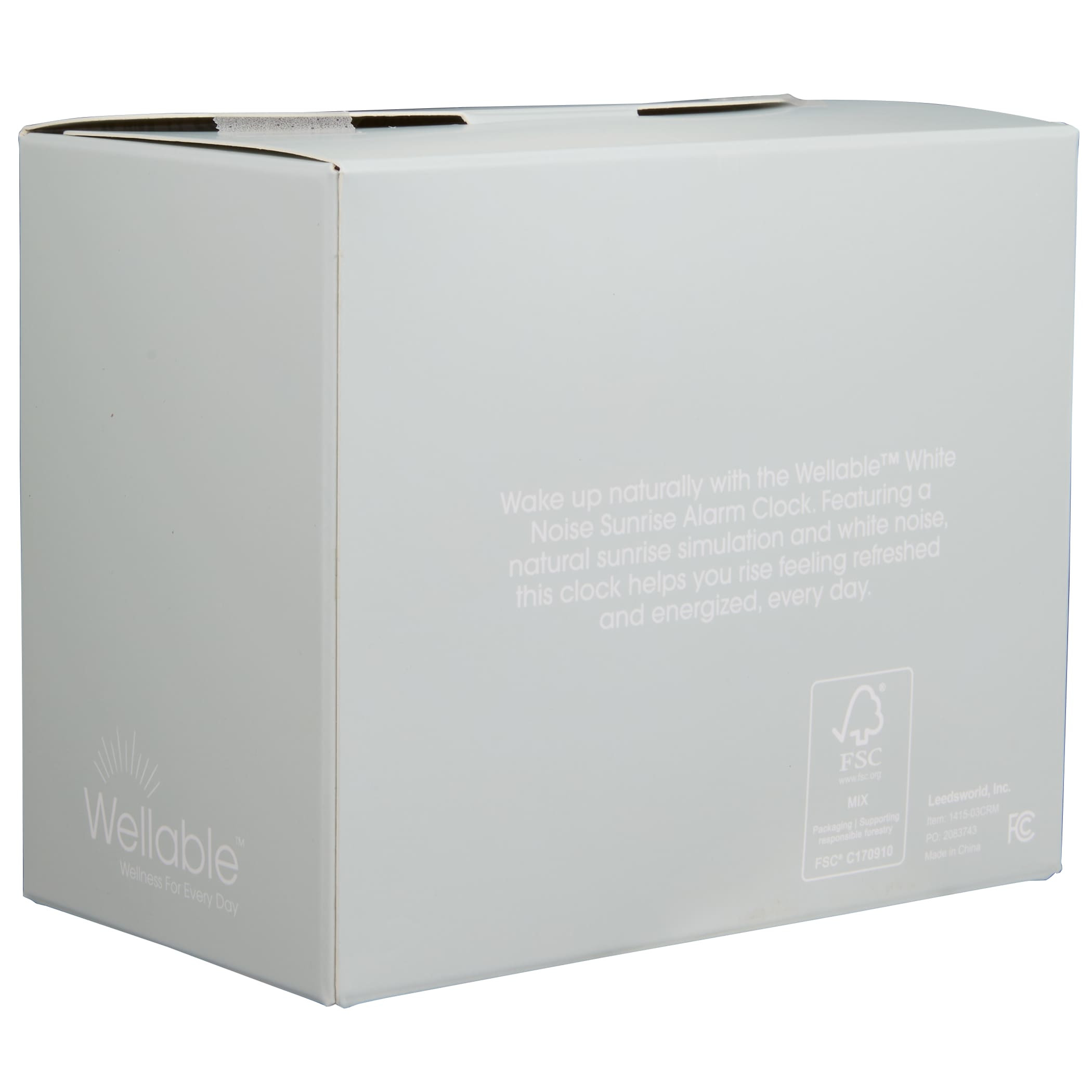 Wellable™ White Noise Sunrise Alarm Clock Product Image
