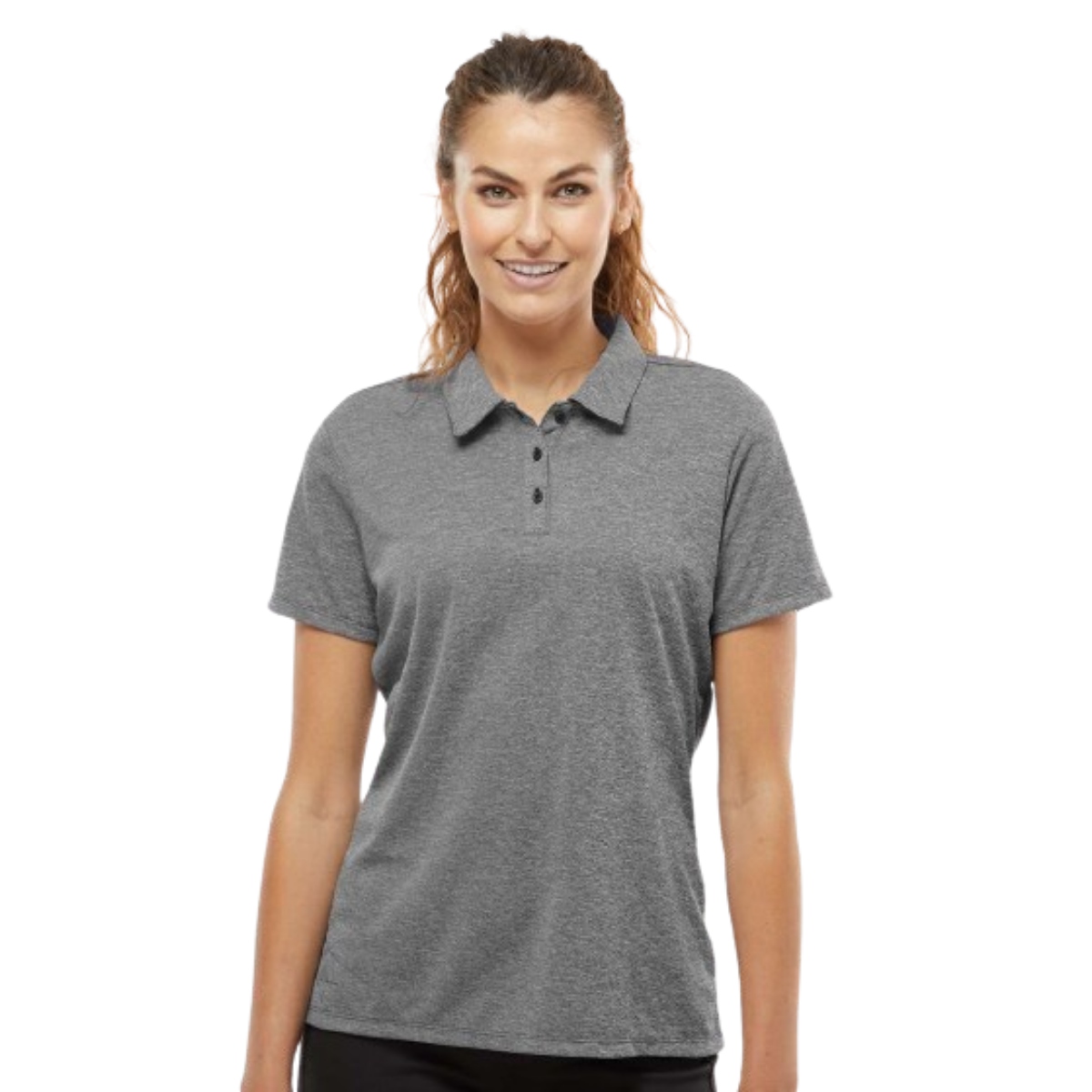 adidas Women's Heathered Polo Product Image