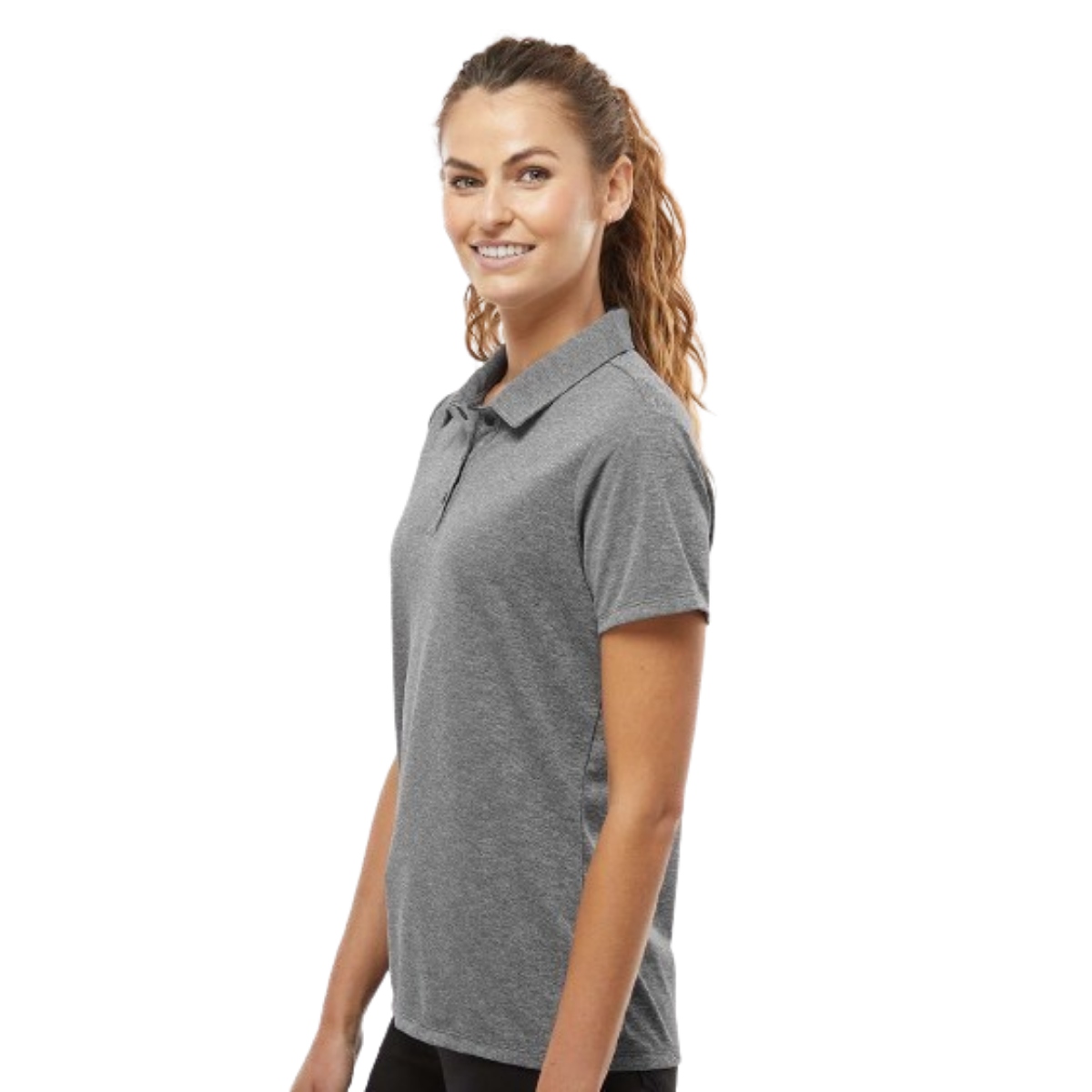 adidas Women's Heathered Polo Product Image