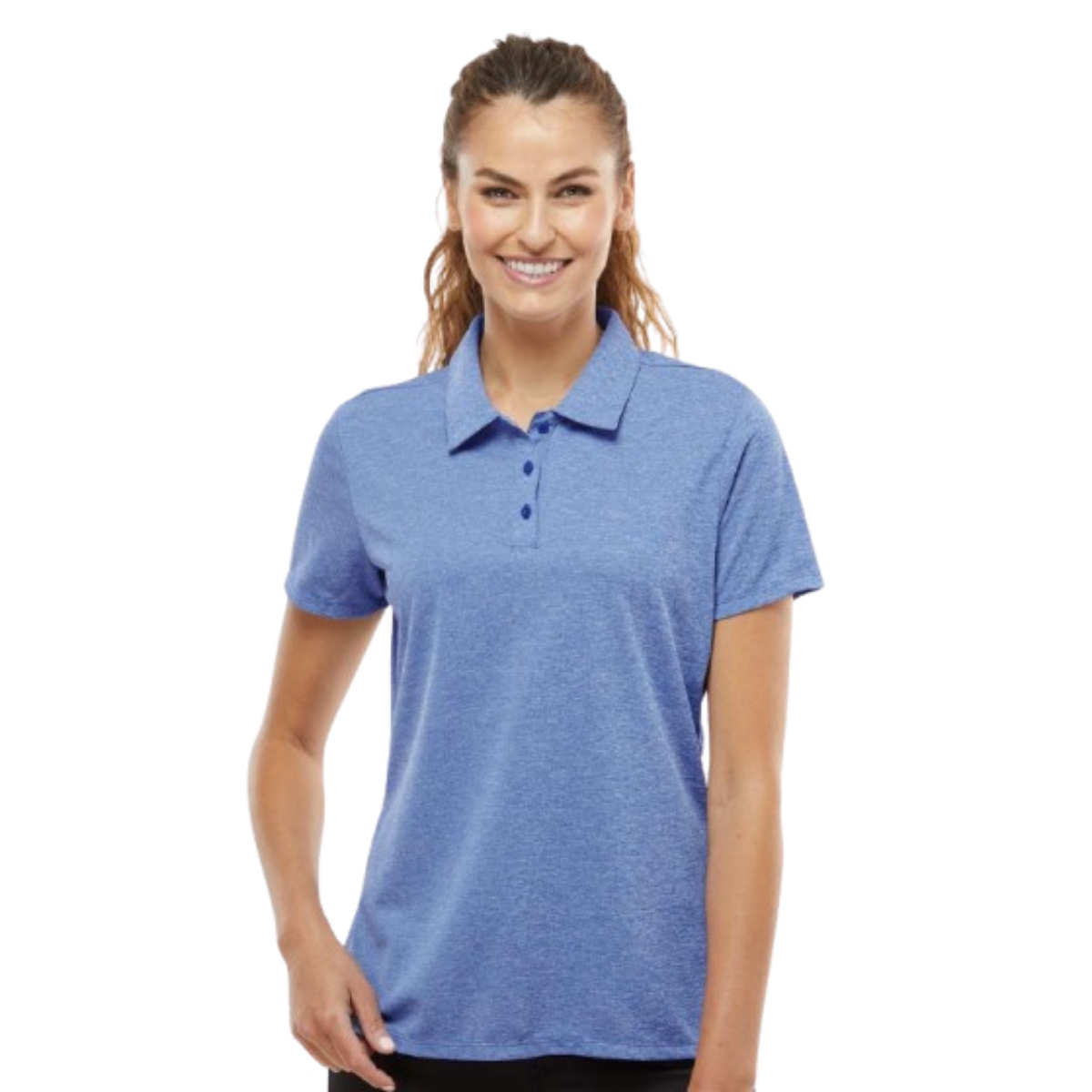 adidas Women's Heathered Polo Product Image
