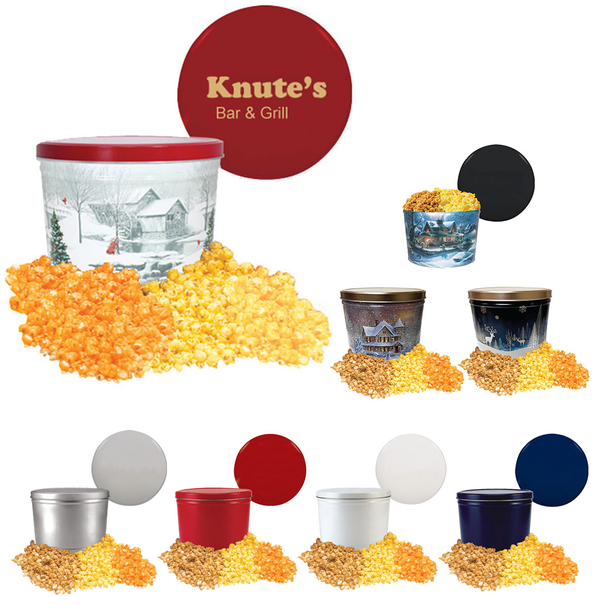 Two Gallon Popcorn Tin Product Image
