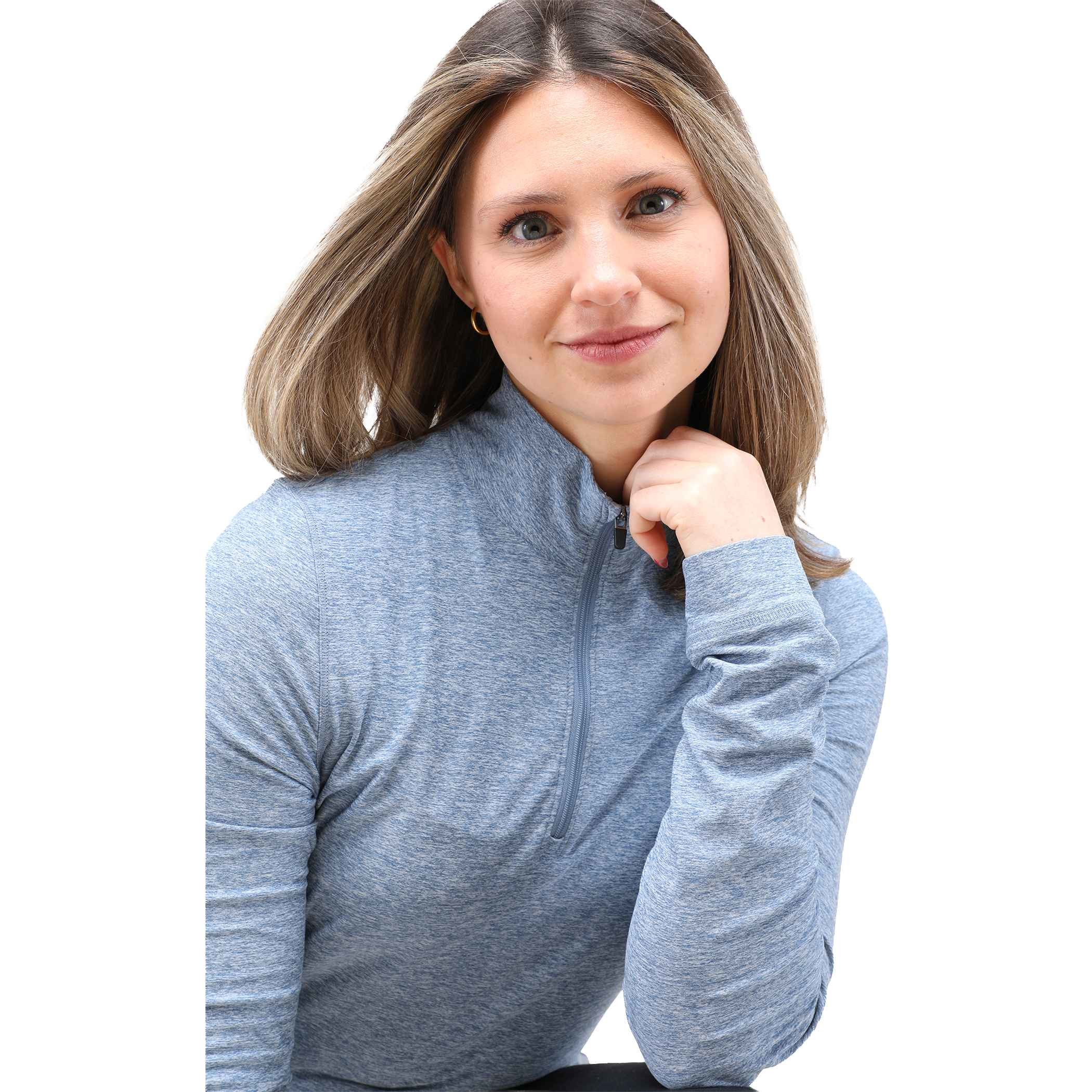 Women's Wellable™ Knit Quarter Zip Product Image