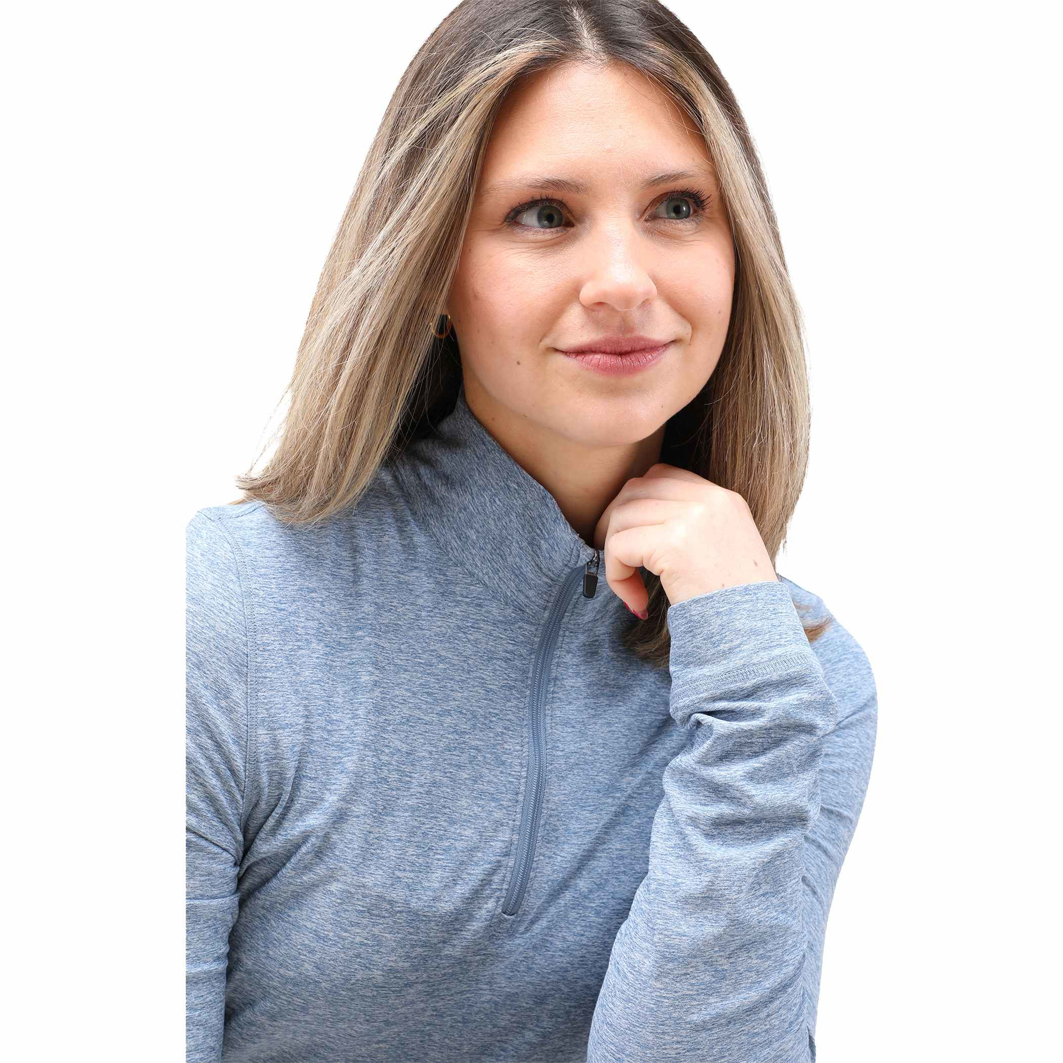 Women's Wellable™ Knit Quarter Zip Product Image