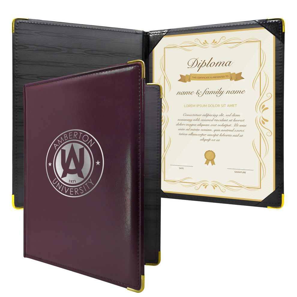 Deluxe Portrait Diploma Holder Product Image