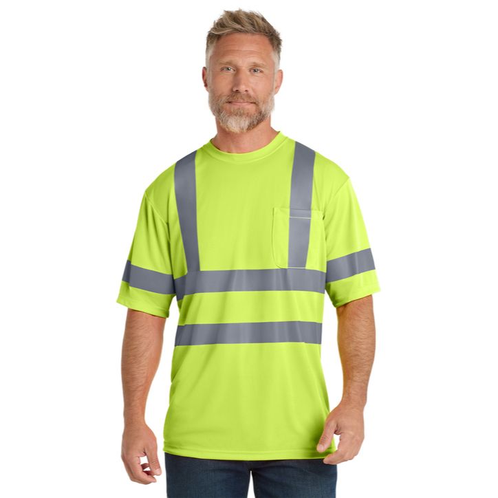 CornerStone ANSI 107 Class 3 Short Sleeve Snag-Resistant Reflective T-Shirt Product Image