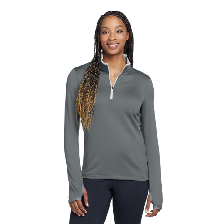 Nike Ladies Dri-FIT Stretch 1/2-Zip Cover-Up Product Image
