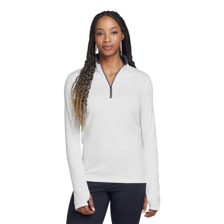Nike Ladies Dri-FIT Stretch 1/2-Zip Cover-Up Product Image