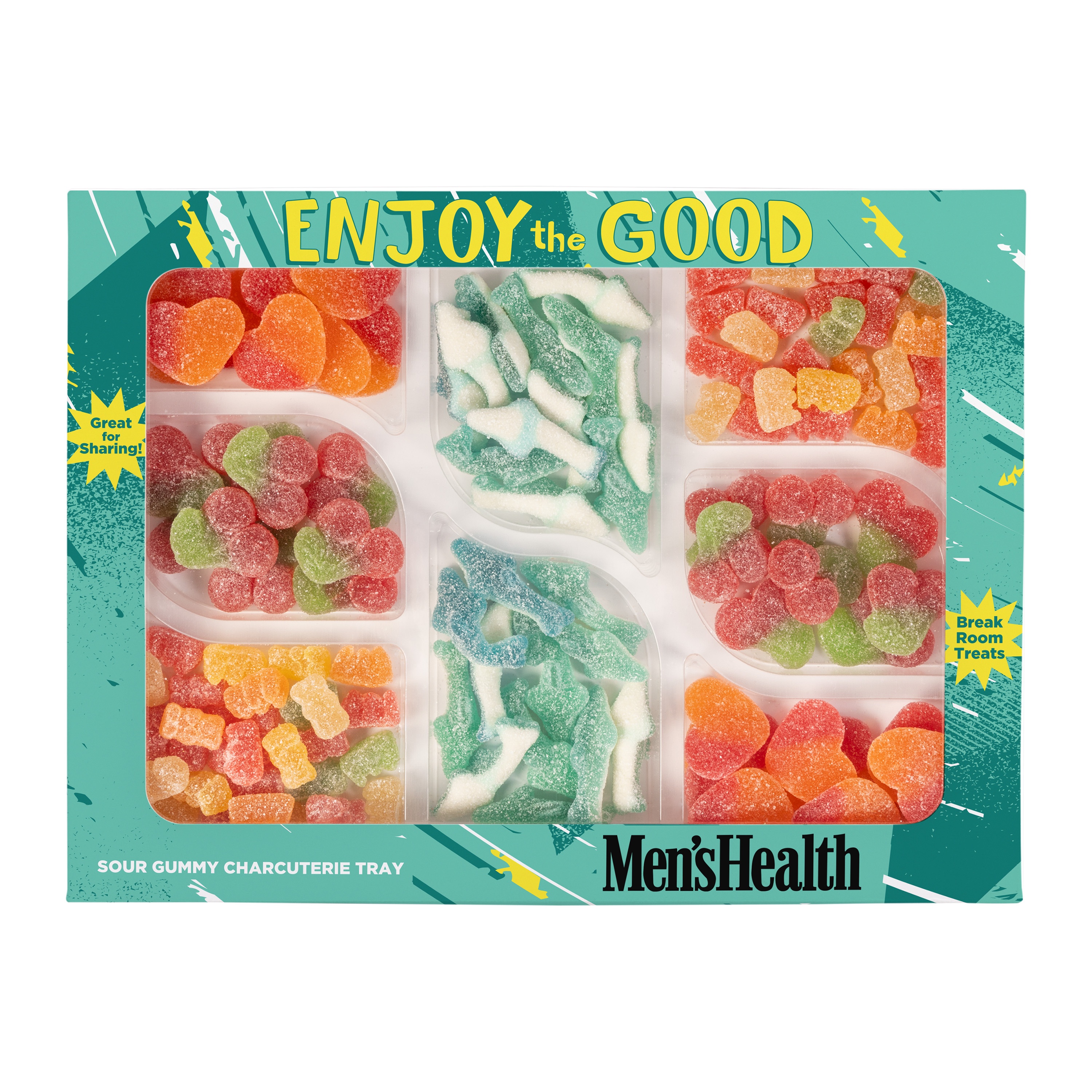 Sour Gummy Charcuterie Tray in Custom Box Product Image