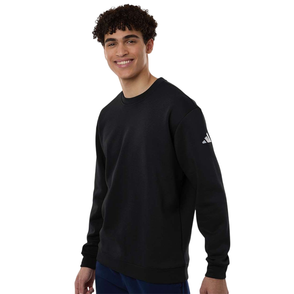 Black adidas performance polo shirt with short sleeves, moisture-wicking fabric, and athletic fit designed for training, golf, and everyday activewear use