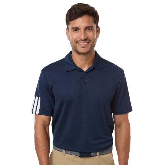 adidas Men's Performance 3-Stripes Climacool Polo Product Image