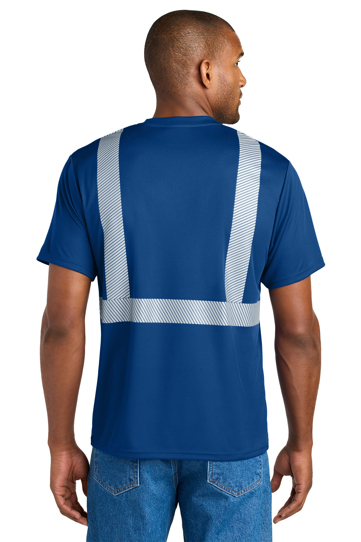 CornerStone Enhanced Visibility Segmented Tape Tee Product Image