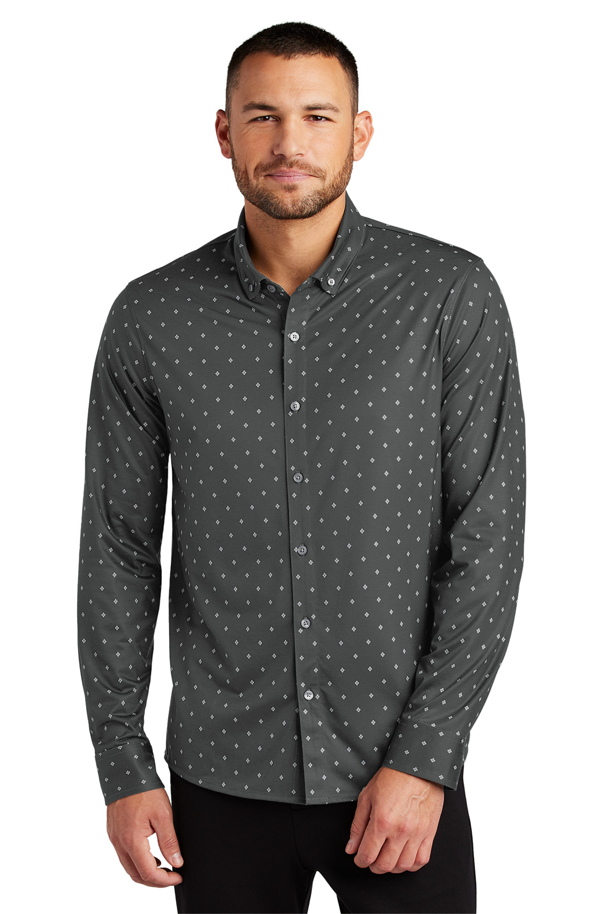 Mercer+Mettle™ Stretch Jersey Long Sleeve Shirt Product Image