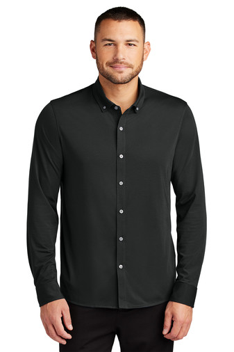 Mercer+Mettle™ Stretch Jersey Long Sleeve Shirt Product Image