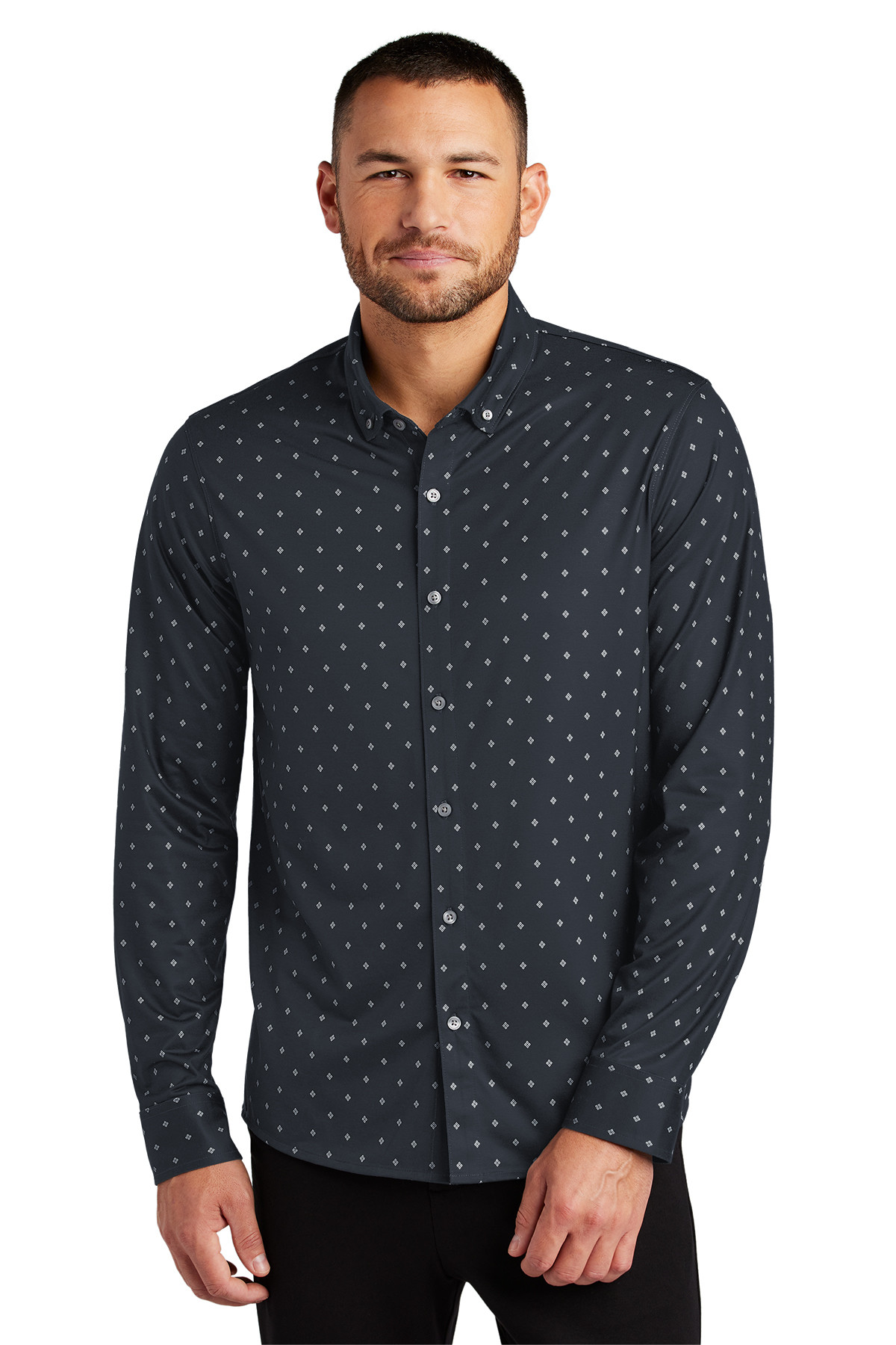 Mercer+Mettle™ Stretch Jersey Long Sleeve Shirt Product Image