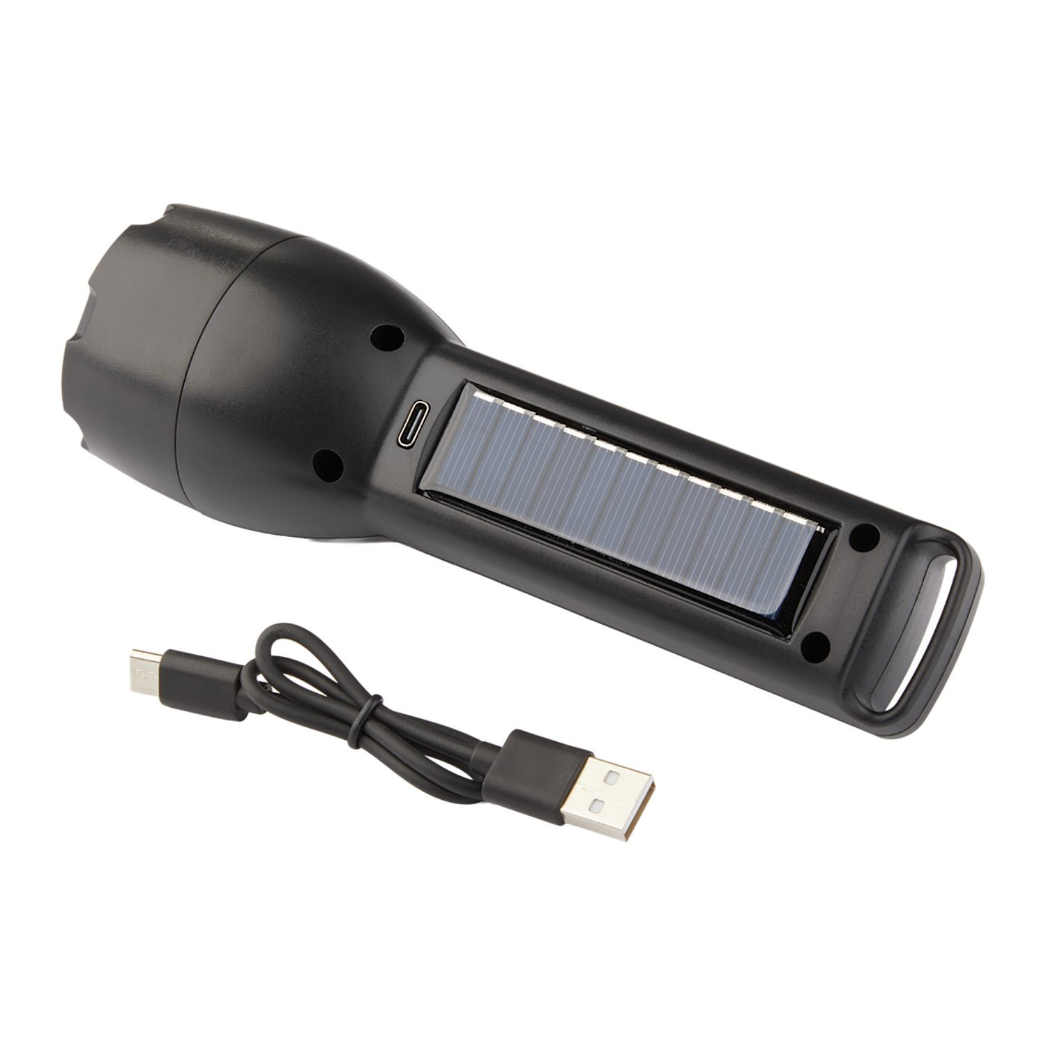 Solar Powered Rechargeable 130 Lumen COB Flashlight Product Image