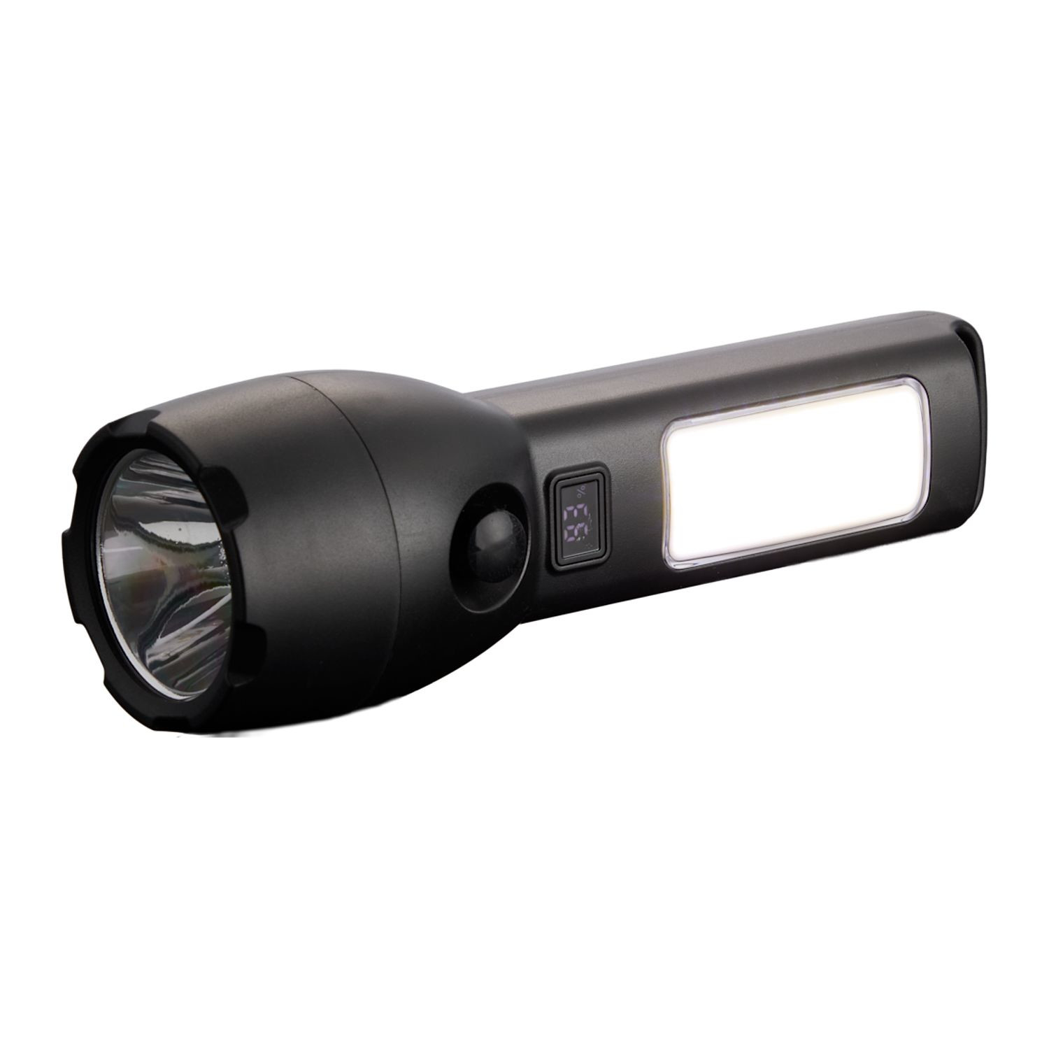 Solar Powered Rechargeable 130 Lumen COB Flashlight Product Image