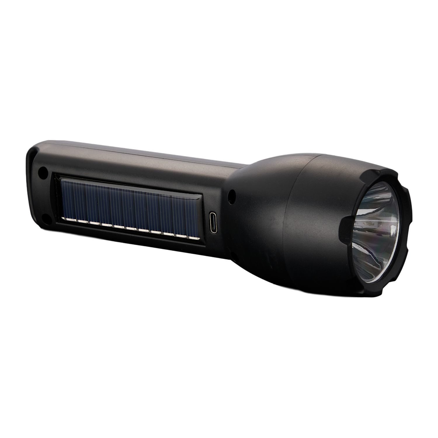 Solar Powered Rechargeable 130 Lumen COB Flashlight Product Image