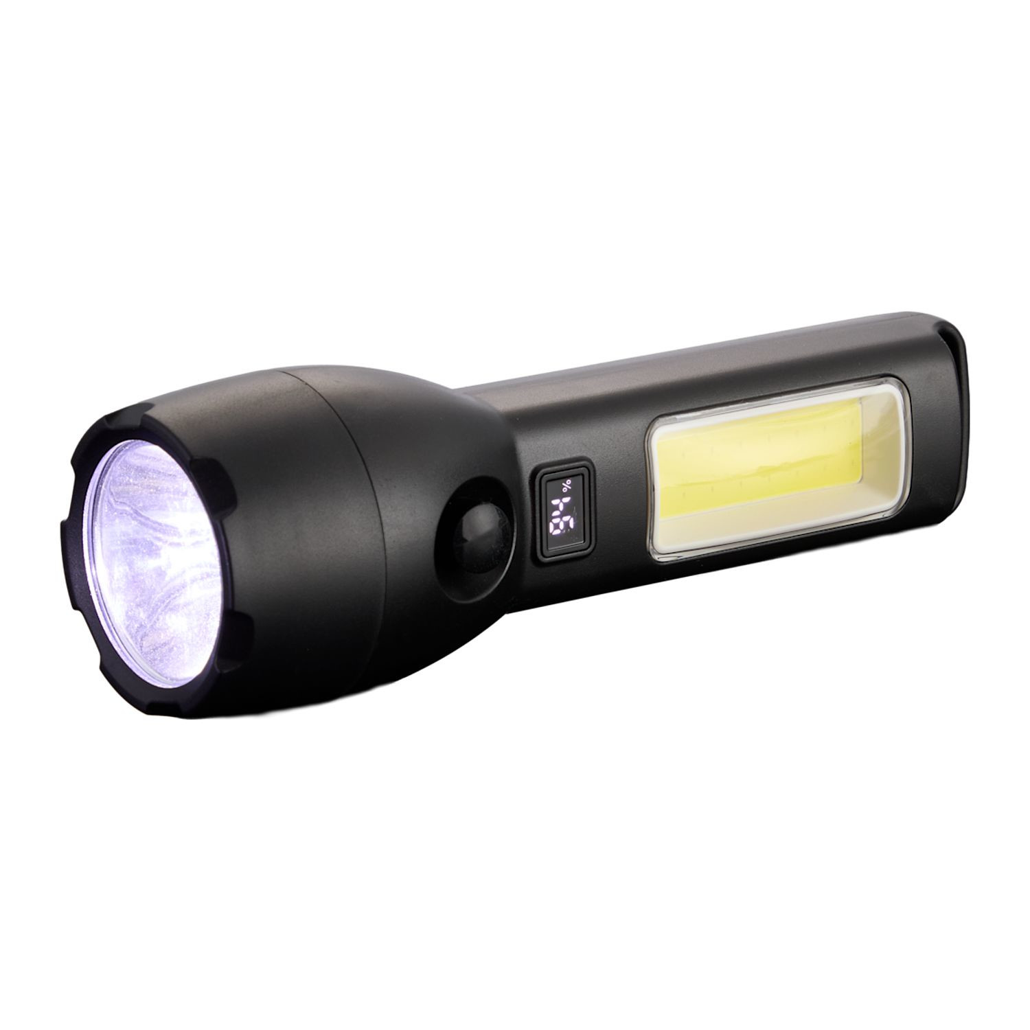 Solar Powered Rechargeable 130 Lumen COB Flashlight Product Image