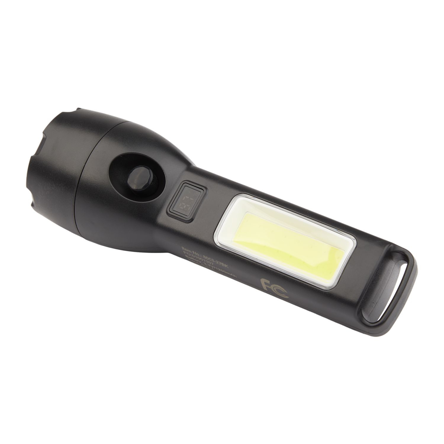 Solar Powered Rechargeable 130 Lumen COB Flashlight Product Image