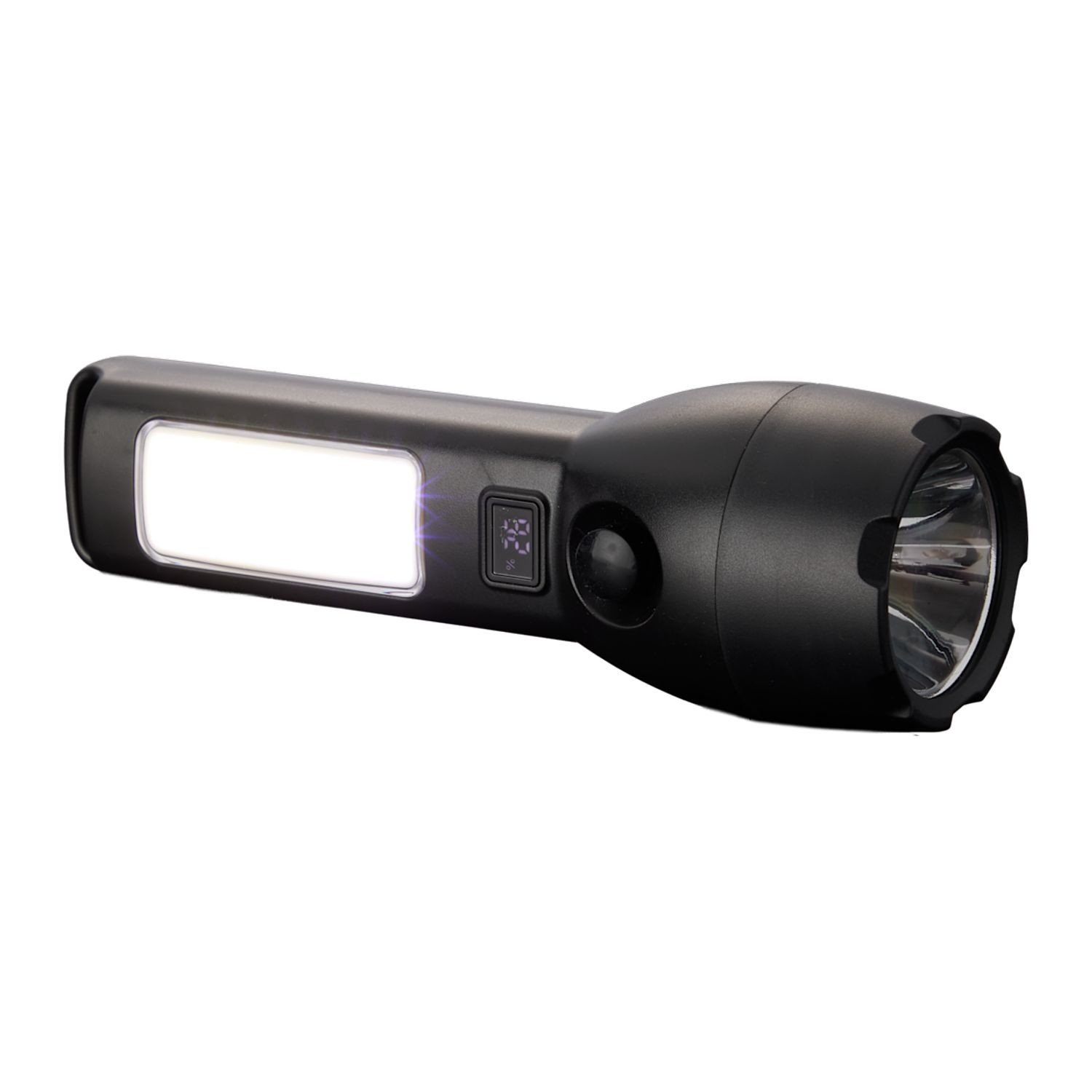 Solar Powered Rechargeable 130 Lumen COB Flashlight Product Image