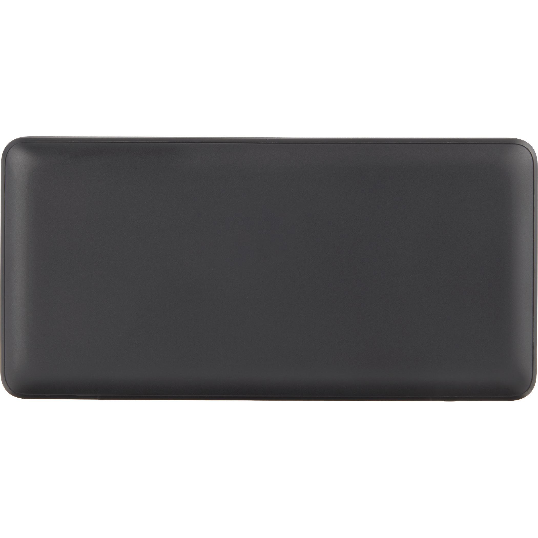 mophie Power Boost Pro XL 20000mAh portable power bank in black with a compact rectangular design, featuring USB-A and USB-C ports and an LED power indicator, designed for charging multiple mobile devices such as smartphones and tablets.