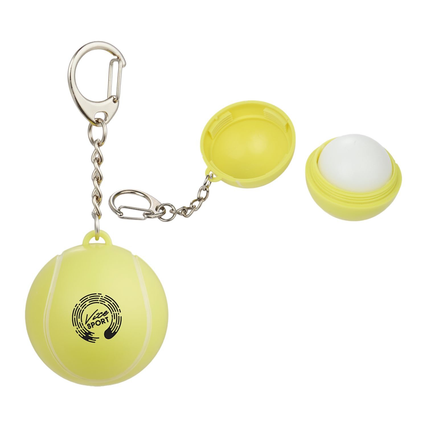 Tennis Ball SPF15 Lip Balm Keychain Product Image