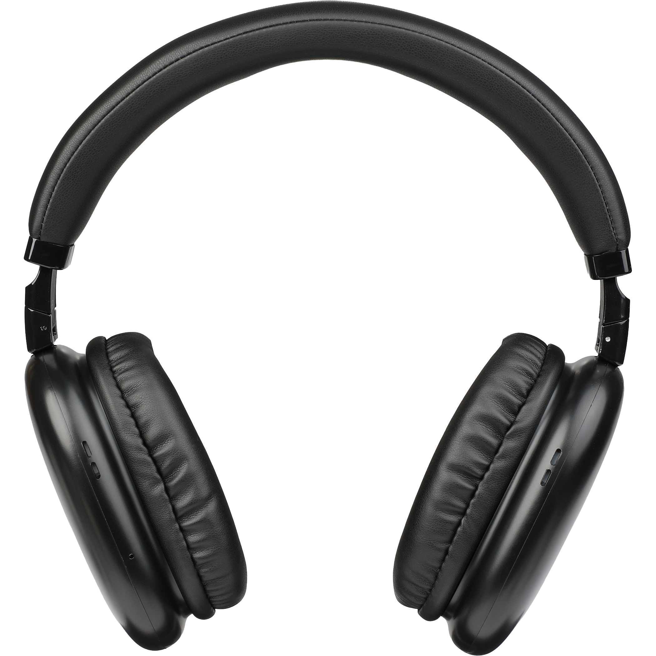 Zen Pods Bluetooth Headphones with ANC in black over-ear design with cushioned ear cups and foldable headband, shown in an everyday lifestyle setting for focused listening, music, or calls, highlighting wireless audio use at home, work, or while relaxing.