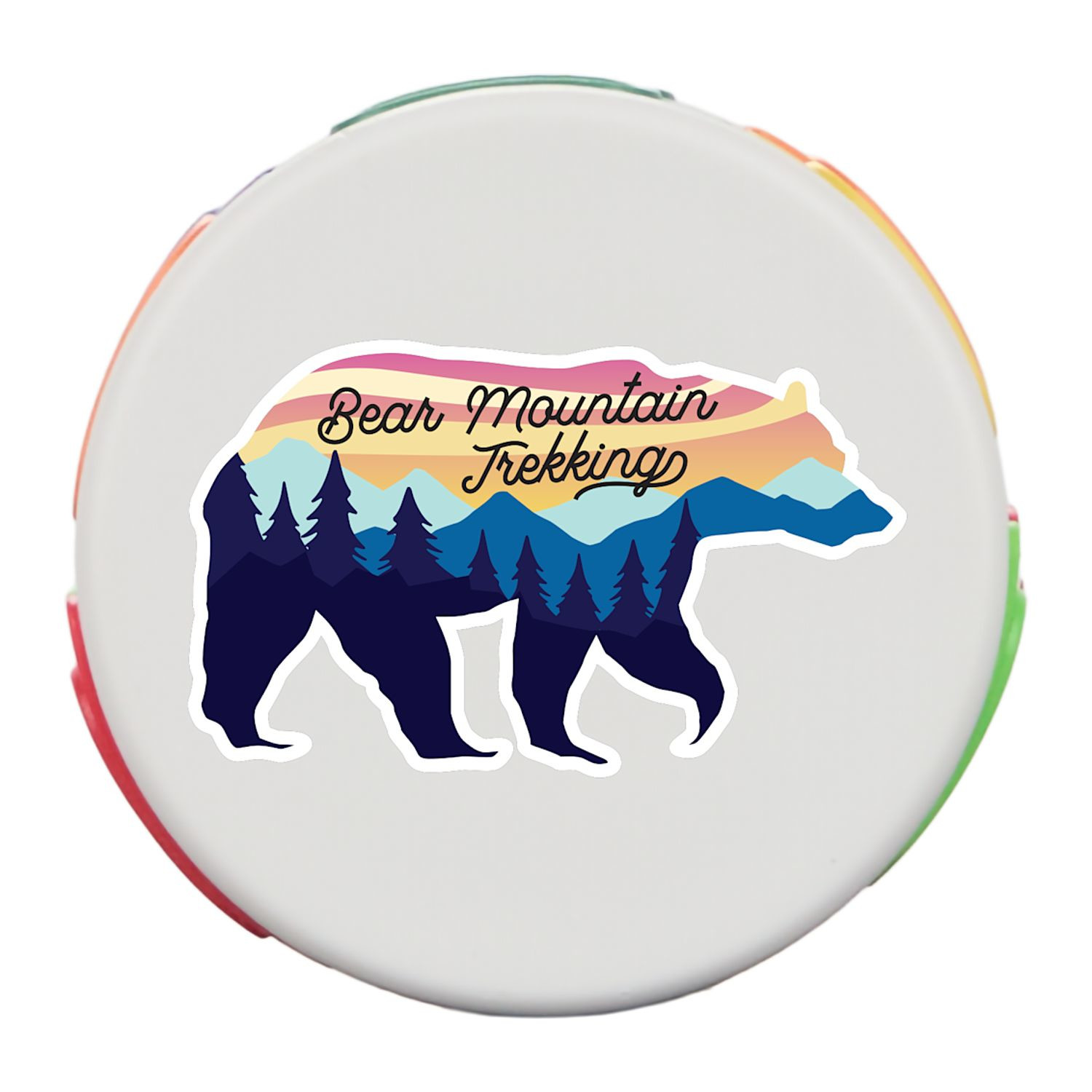 Multi-colored twist-and-slide puzzle toy with circular design for interactive brain teaser play and stress relief.