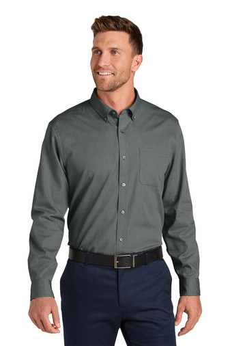 Port Authority Long Sleeve Nailhead Easy Care Shirt Product Image