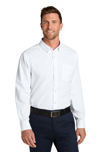 Port Authority Long Sleeve Nailhead Easy Care Shirt Product Image