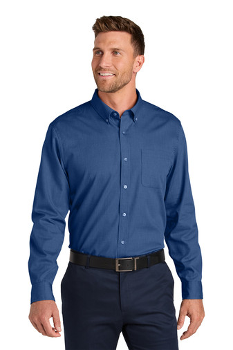 Port Authority Long Sleeve Nailhead Easy Care Shirt Product Image