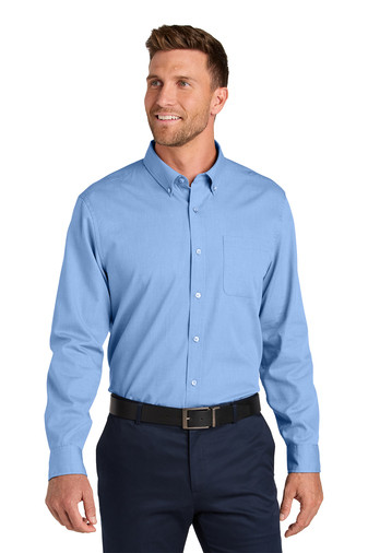 Port Authority Long Sleeve Nailhead Easy Care Shirt Product Image