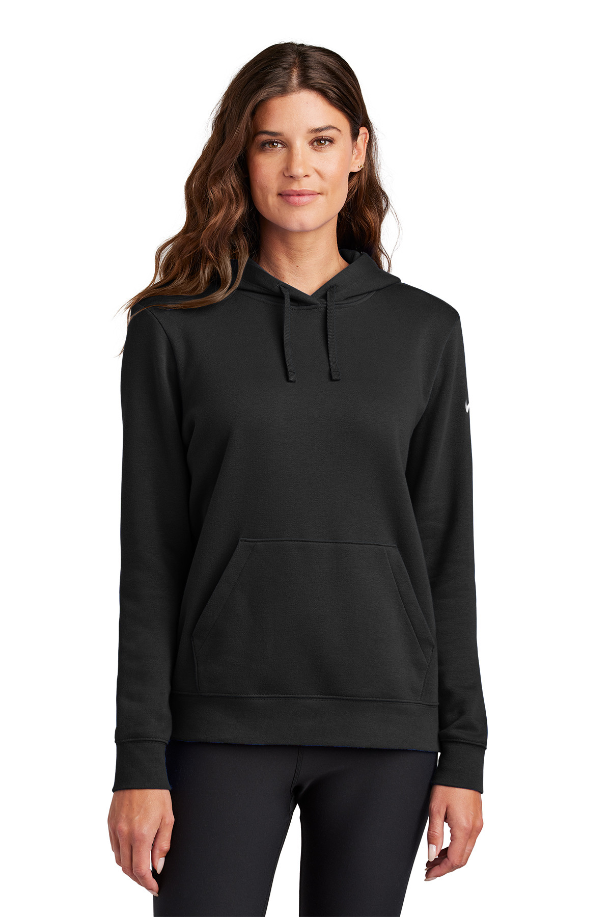 Nike Women's Club Fleece Sleeve Swoosh Pullover Hoodie Product Image