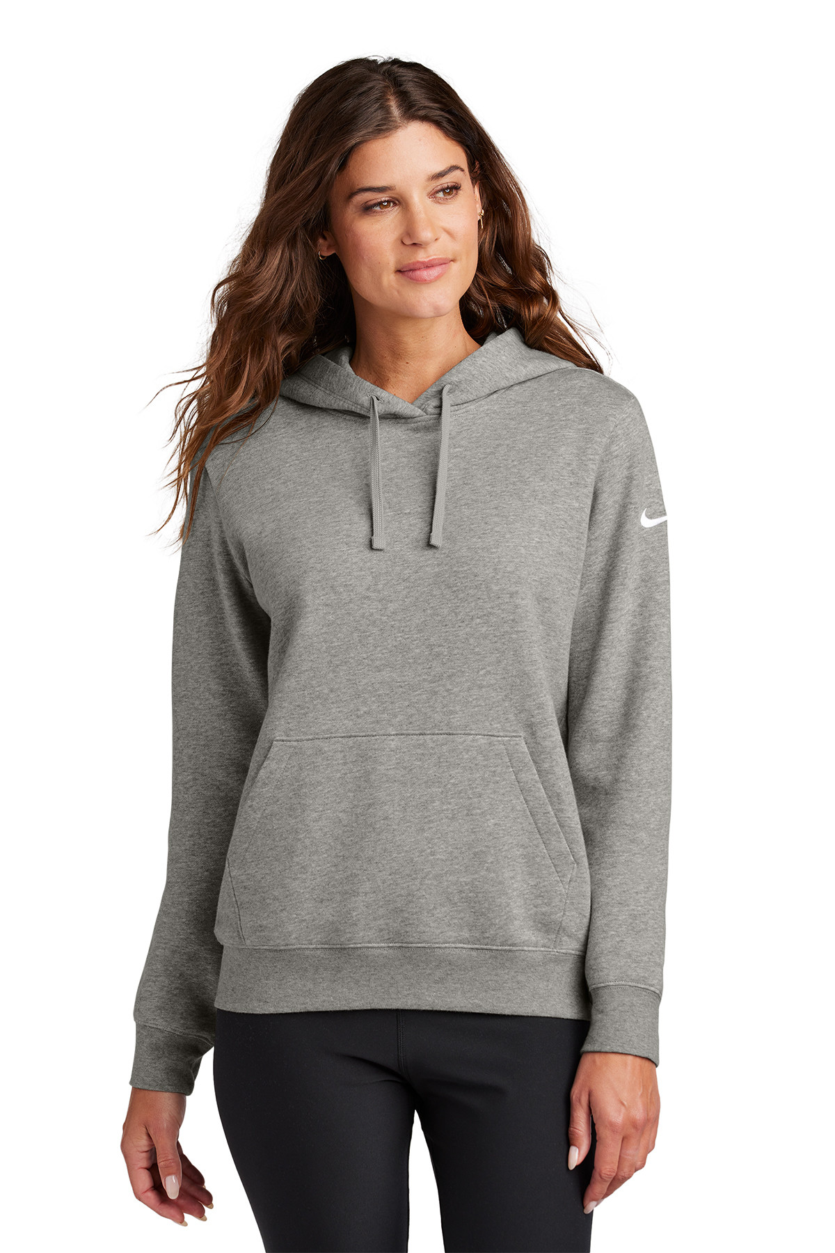 Nike Women's Club Fleece Sleeve Swoosh Pullover Hoodie Product Image