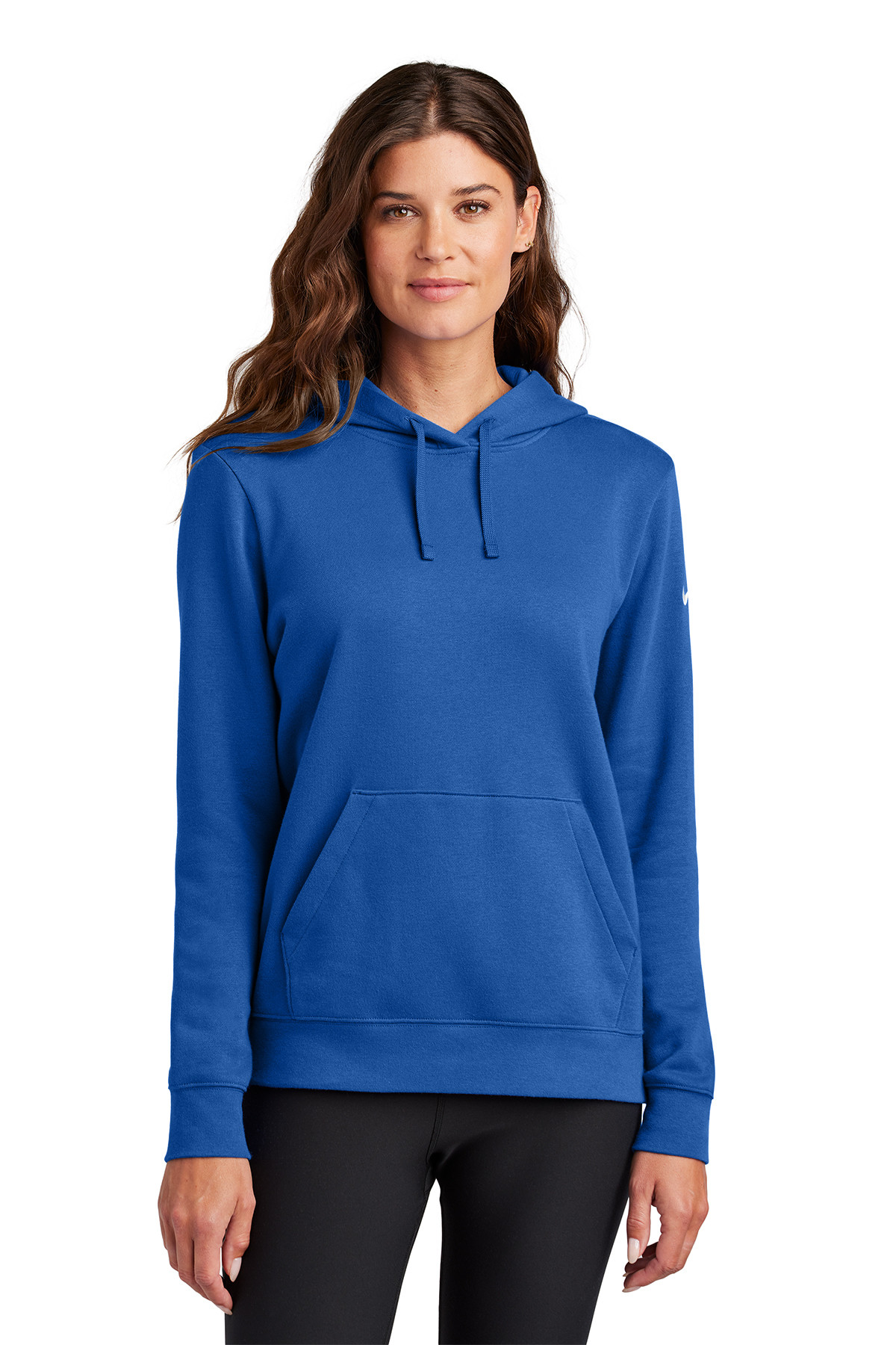 Nike Women's Club Fleece Sleeve Swoosh Pullover Hoodie Product Image