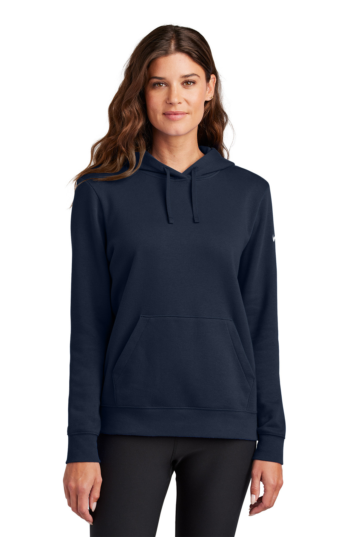 Nike Women's Club Fleece Sleeve Swoosh Pullover Hoodie Product Image