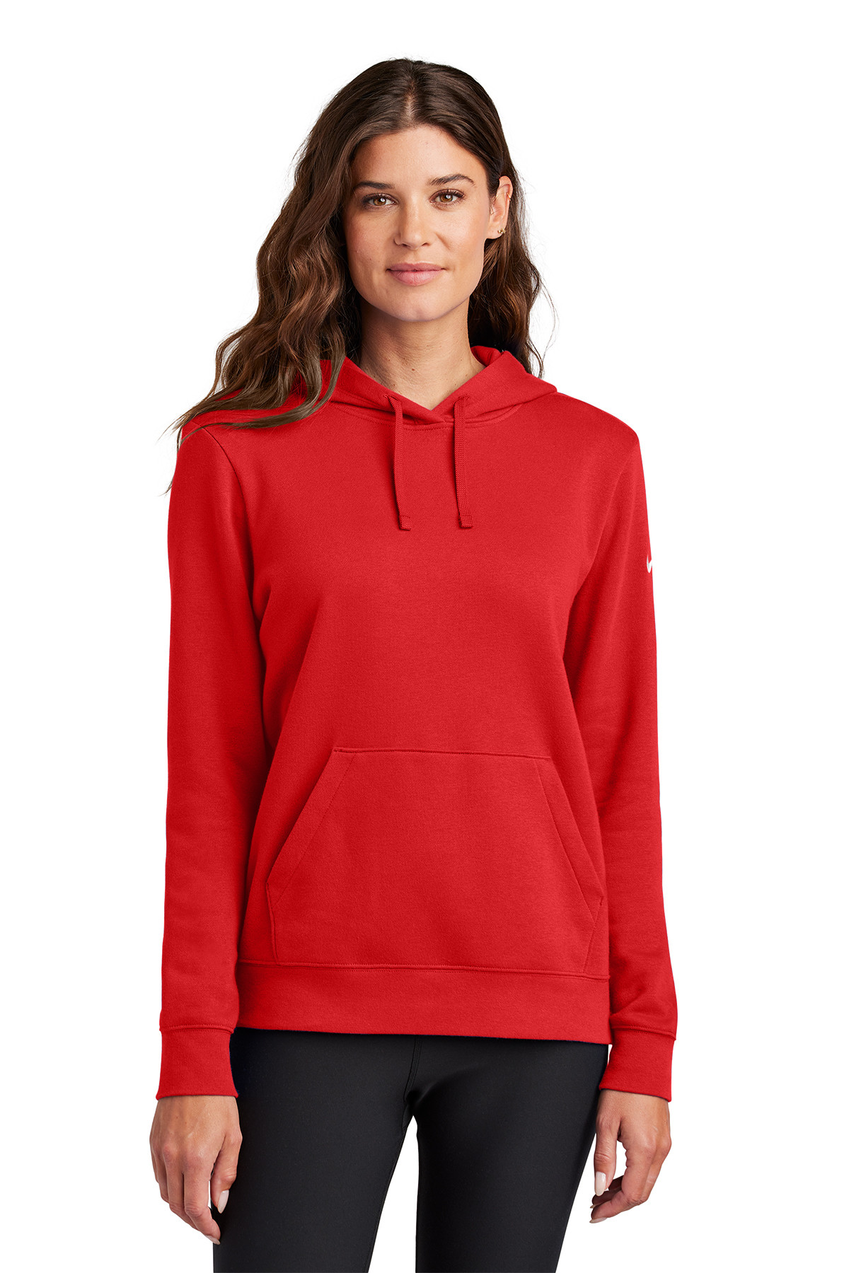 Nike Women's Club Fleece Sleeve Swoosh Pullover Hoodie Product Image