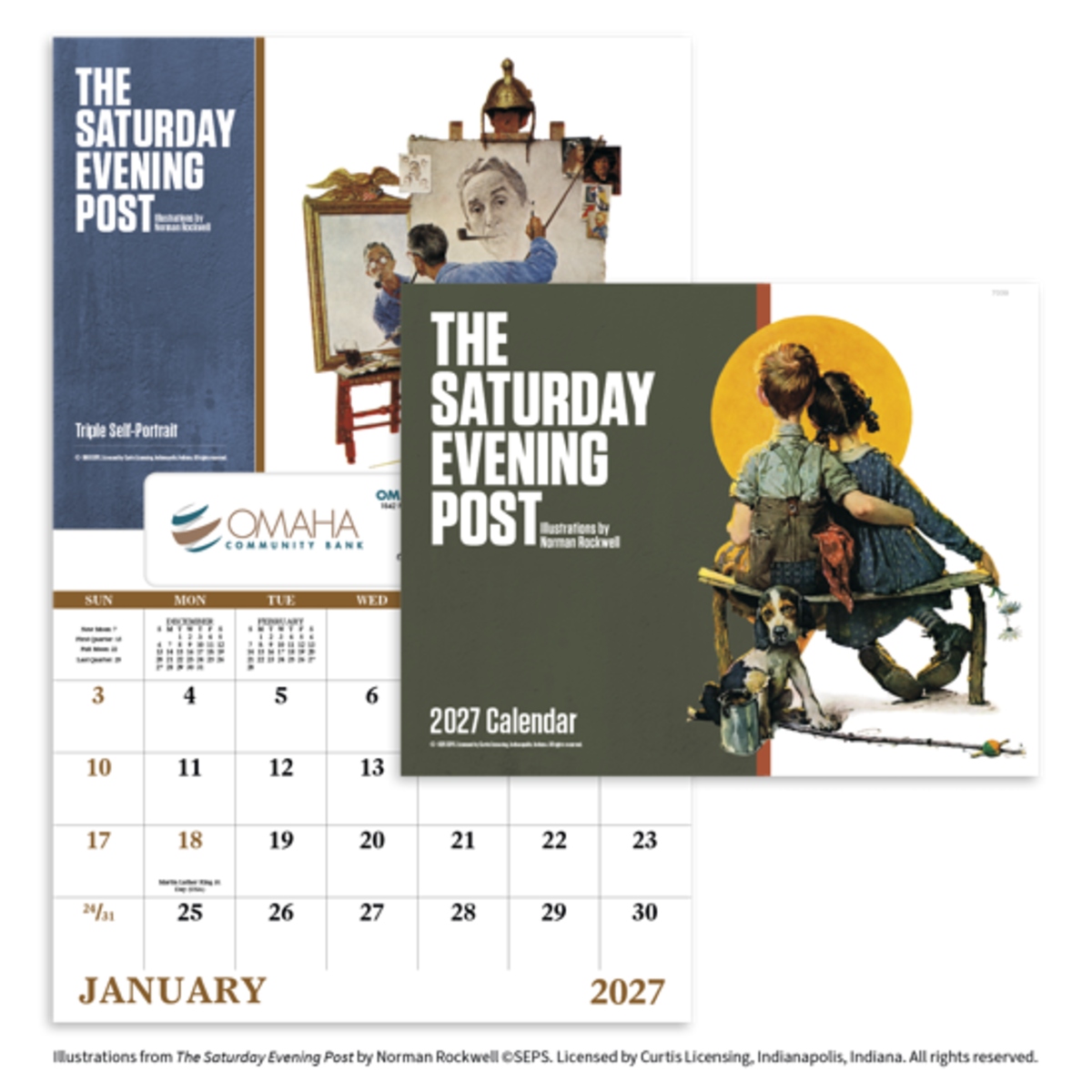 The Saturday Evening Post Window Calendar Product Image