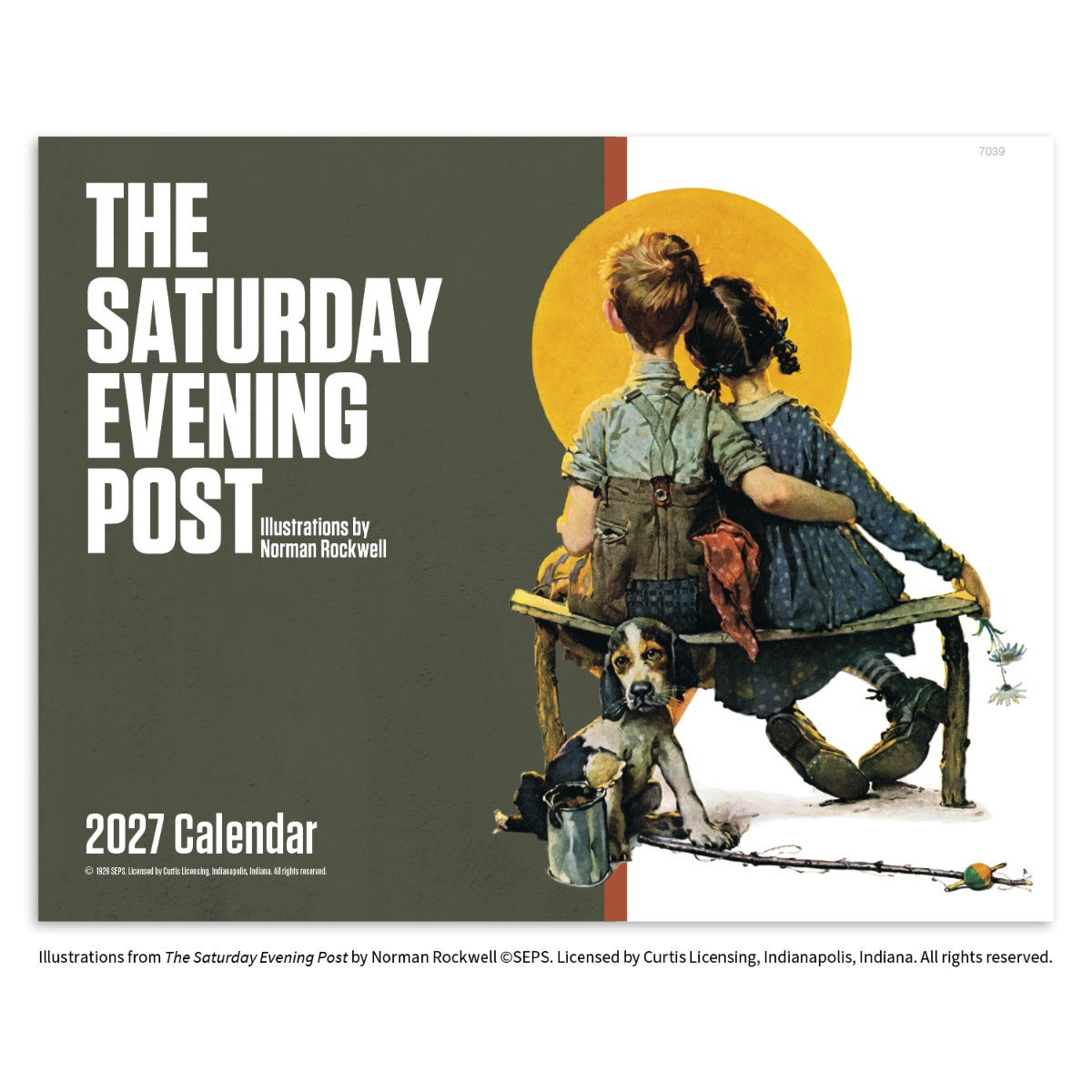 The Saturday Evening Post Window Calendar Product Image
