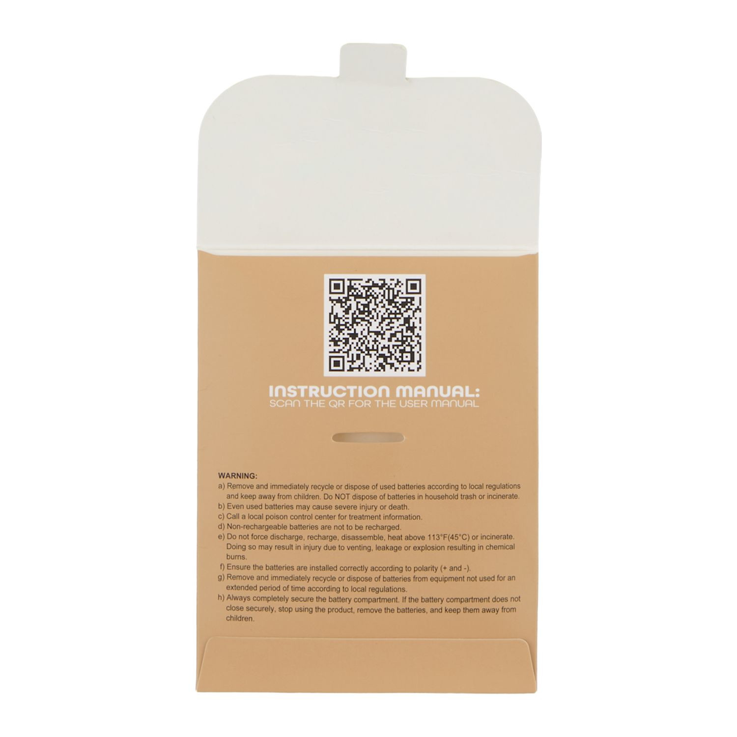 White Bluetooth tracking device compatible with Apple Find My and Google Find My Device networks, featuring a compact square design with integrated keyring opening.