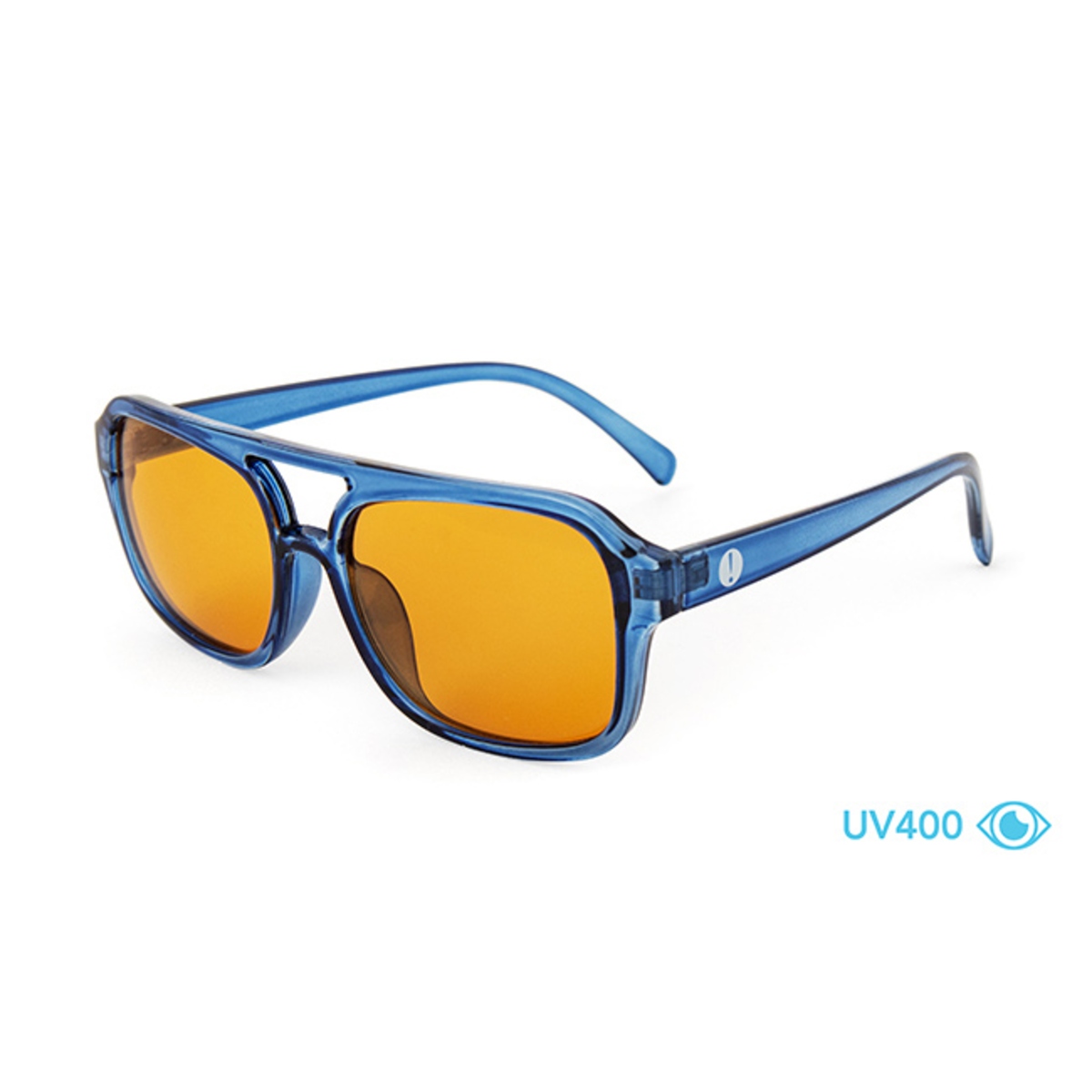 Square aviator sunglasses with a modern angular frame, UV400 tinted lenses, metal hinges, and lightweight construction for stylish everyday wear.