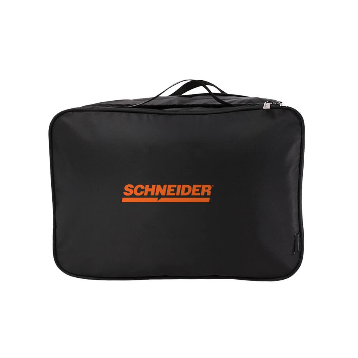Brookstone 2-Pack XL compression packing cubes in black with double-sided zippered compartments, expandable compression design, and rectangular travel organizers for storing and compressing clothing in luggage.