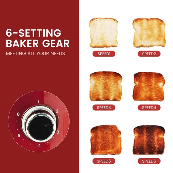 Retro Stainless Steel Toaster Product Image